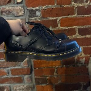Dr. Martens 1461 Bow Oxford Women's Black Smooth Leather Lace Up Comfort Shoes